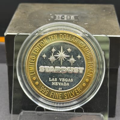 Casino Silver Strike 0.6oz ~ Stardust Resort - additional view