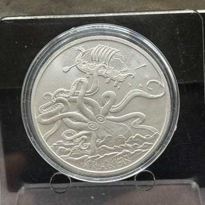Anonymous Mint KRAKEN Silver Round 1 Oz