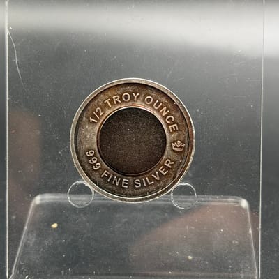 DIA DE LOS MUERTOS SILVER 1/2OZ W/ MAGNET - additional view
