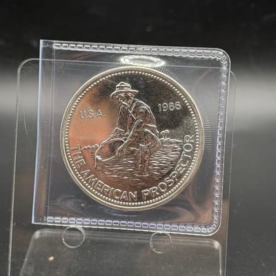 1986 Engelhard Prospector BU (Eagle Reverse)