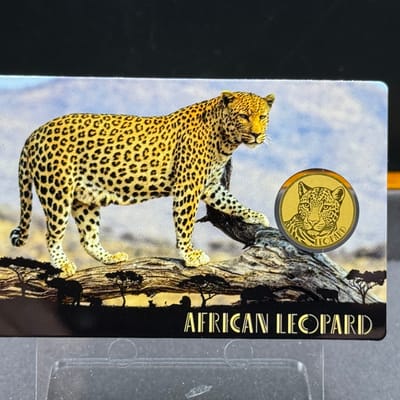 African Leopard Gold 1/1000oz Coin