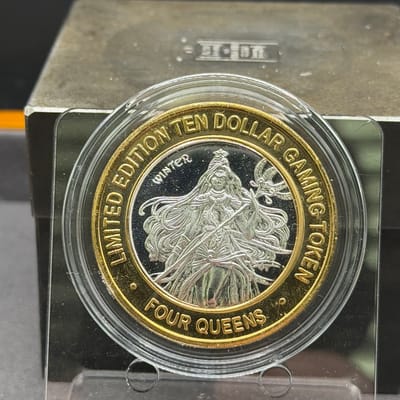 Casino Silver Strike 0.6oz ~ Four Queens ~ Winter