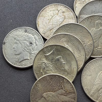 Near Spot Random Draw of PEACE Silver Dollars