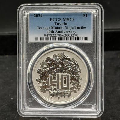 2024 1 oz Silver Teenage Mutant Ninja Turtles MS70