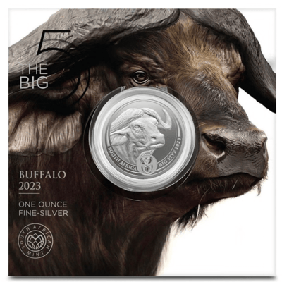 The Big Five Silver Buffalo 1 oz - Mint COA Card