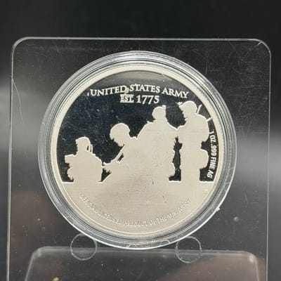 US Army licensed 1oz Silver Round