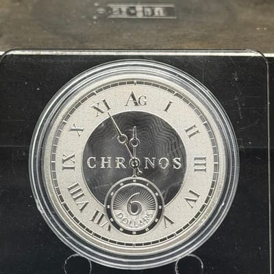 2024 Tokelau Chronos 1 oz .999 Silver in Capsule