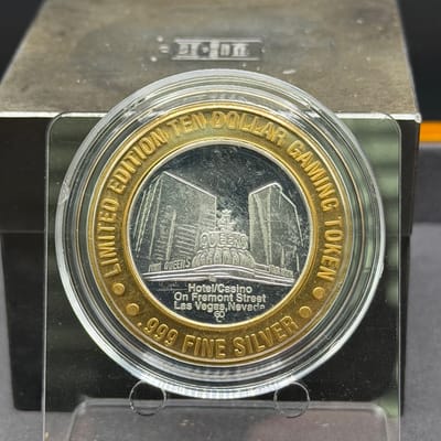 Casino Silver Strike 0.6oz ~ Four Queens Casino - additional view