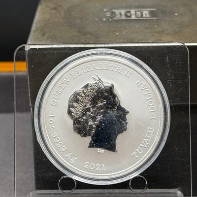 2021 Tuvalu Marvel Wolverine 1oz .9999 Fine Silver - additional view