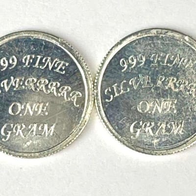 2 x 1g The Coin Shack Silver 999 - additional view