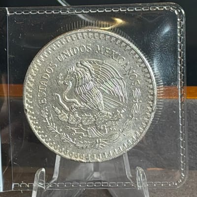 1992 LIBERTAD 1 ONZA SILVER ROUND ~ 1OZ ~ LOT B - additional view