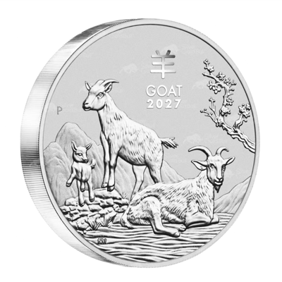 2027 AUSTRALIA 1 OZ OUNCE SILVER LUNAR SERIES III 