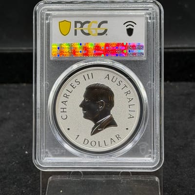 2024-P125 Australia Silver 1oz Kookaburra ~ MS70 - additional view