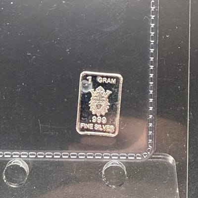 Silver 1 Gram: No Clue what this is ~  Auction