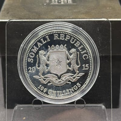 African Wildlife Elephant 2015 1oz - additional view