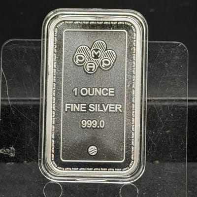 PAMP Silver Bar Lady Of Freedom 1oz .999 - additional view