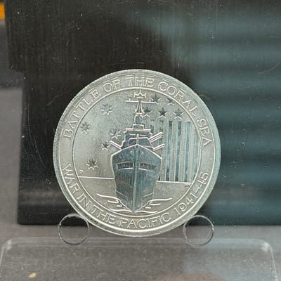 Battle of Coral Sea 1/2oz Silver Canada
