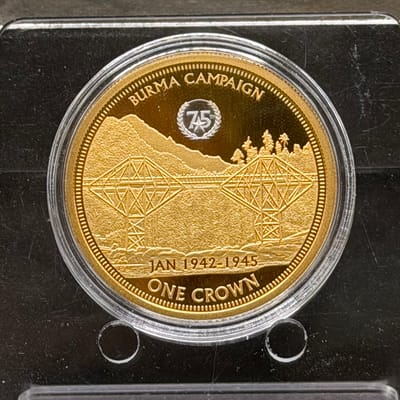Copper 1oz: Burma Campaign Queen Eliz II