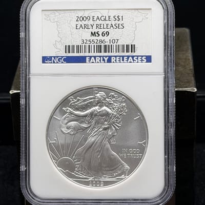 2009 American Silver Eagle ~ NGC MS69