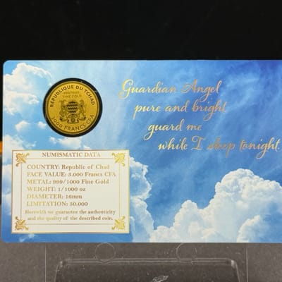 Guardian Angel Gold 1/1000oz Coin - additional view