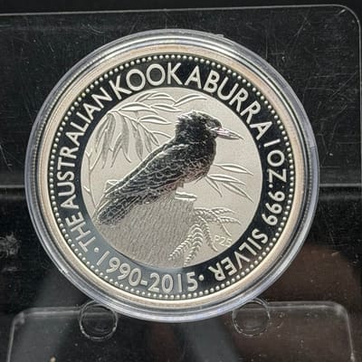 2015 Kookaburra 1oz Silver Round