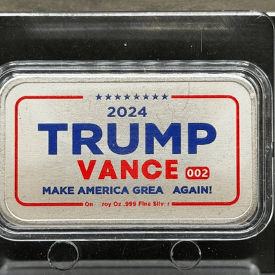 Bye! Bye! Biden / Trump 2024 1oz Colorized bar - additional view