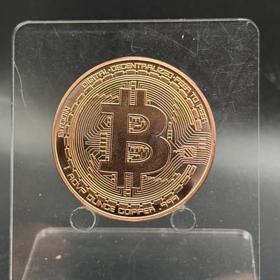 NEW 2 x Bitcoin Copper 1 oz Round