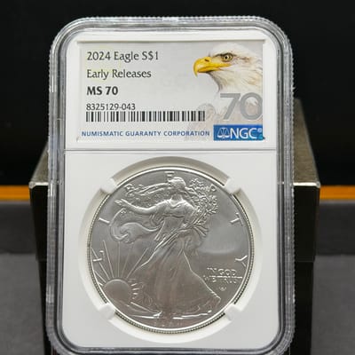 American Silver Eagle 2024 NGC MS70 Early Releases