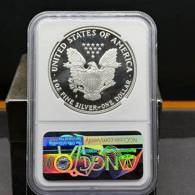 Proof American Silver Eagle 1987 S NGC PF69 - additional view