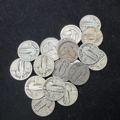 Random Year Standing Liberty Quarter Silver Coin 