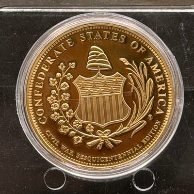 Copper/24Gold Covered 1oz: Cival War Ambrose Hill - additional view