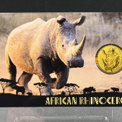 African Rhino Gold 1/1000oz Coin