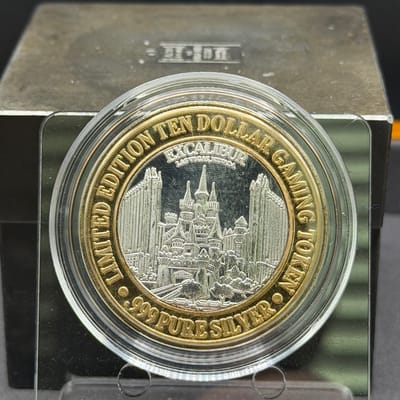 Casino Silver Strike 0.6oz ~ Excalibur