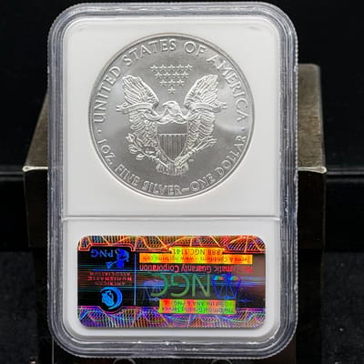 2009 American Silver Eagle ~ NGC MS69 - additional view