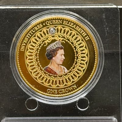 Copper 1oz: Incestutures Queen Elizabeth Colorized