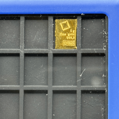 Valcambi 1g Gold with new Element case - additional view