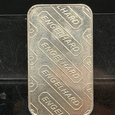 Vintage Engelhard 1oz Silver Bar ~ As pictured Bar - additional view