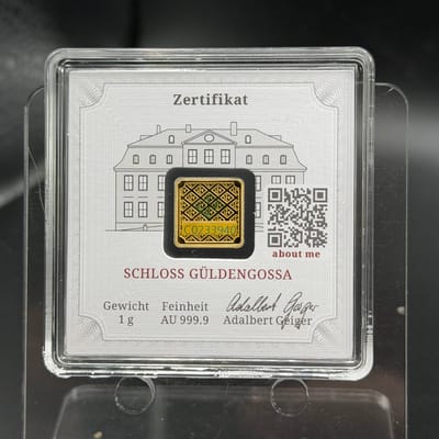 GEIGER SCHLOSS GÜLDENGOSSA GOLD 1G in Assay - additional view