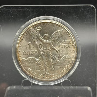 1985 Libertad 9999 1 oz Silver Coin - Mexican Mint