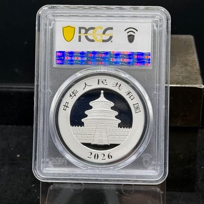 2026 China Panda 10 Yuan Silver ~ PCGS MS69 - additional view