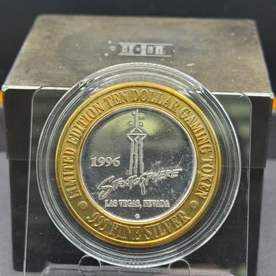 Casino Silver Strike 0.6oz ~ Stratosphere Big Shot - additional view
