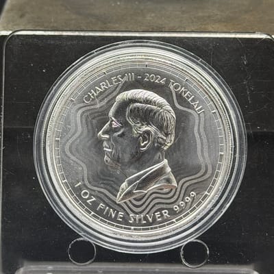 2024 Tokelau Chronos 1 oz .999 Silver in Capsule - additional view