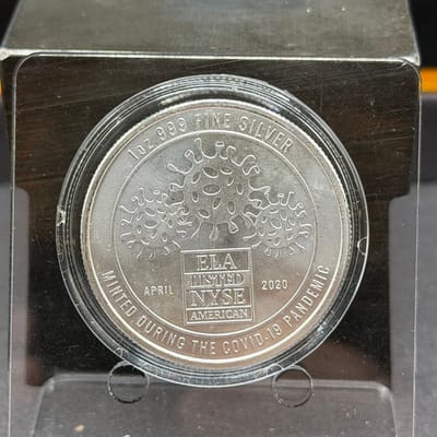 Envela April 2020 ~ Covid 19 Round Silver