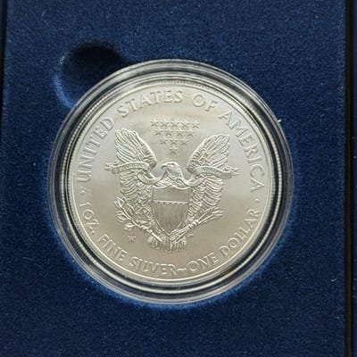 2015-W American Eagle Silver Uncirculated OGP/Box - additional view