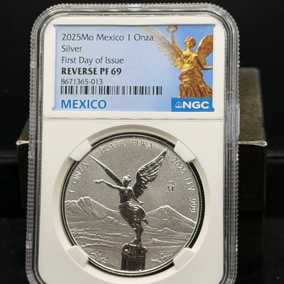 2025 Libertad Reverse Proof PCGS PF69.  1 of 1900