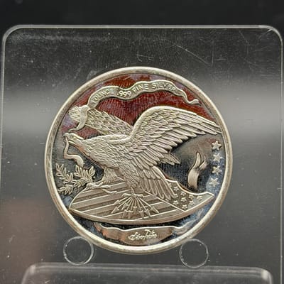 SilverTowne Eagle Shield 1oz Round