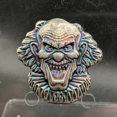 Monarch Precious Metals 2 Oz Silver Scary Clown