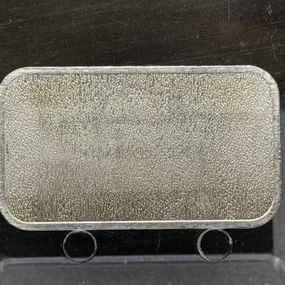 Engelhard 1oz Bar ~ Frosted Back ~ PD88529 - additional view