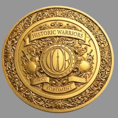 Historic Warriors Spartan Army 24k Gilded 5 oz  - additional view