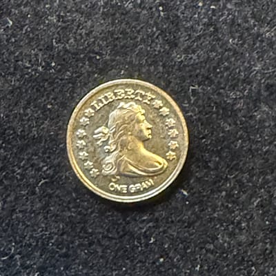 Liberty Bust  1g Silver Round
